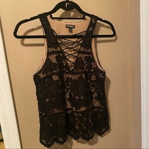 Express lace top